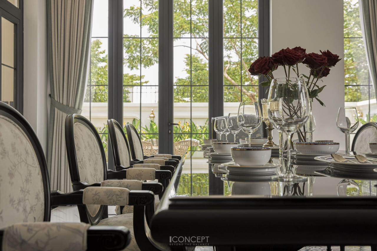 Không gian phòng ăn thiết kế mở