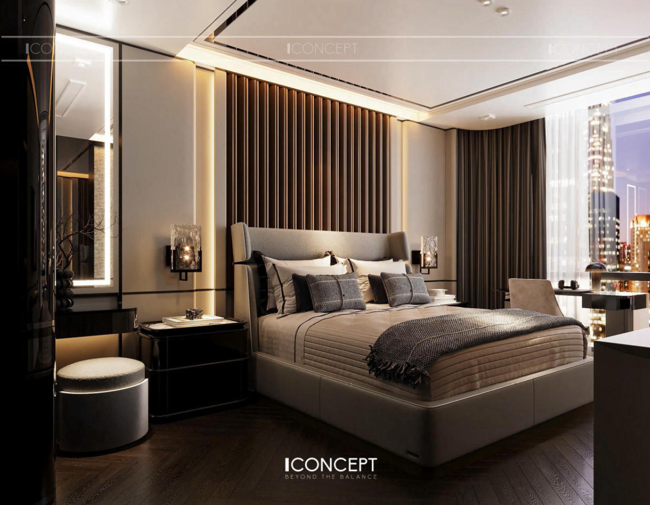 Nội thất chung cư phong cách Modern Luxury sang trọng và hiện đại