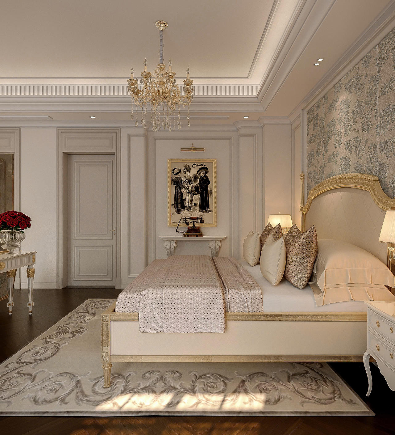 Thiết kế nội thất phòng ngủ Neo Classic