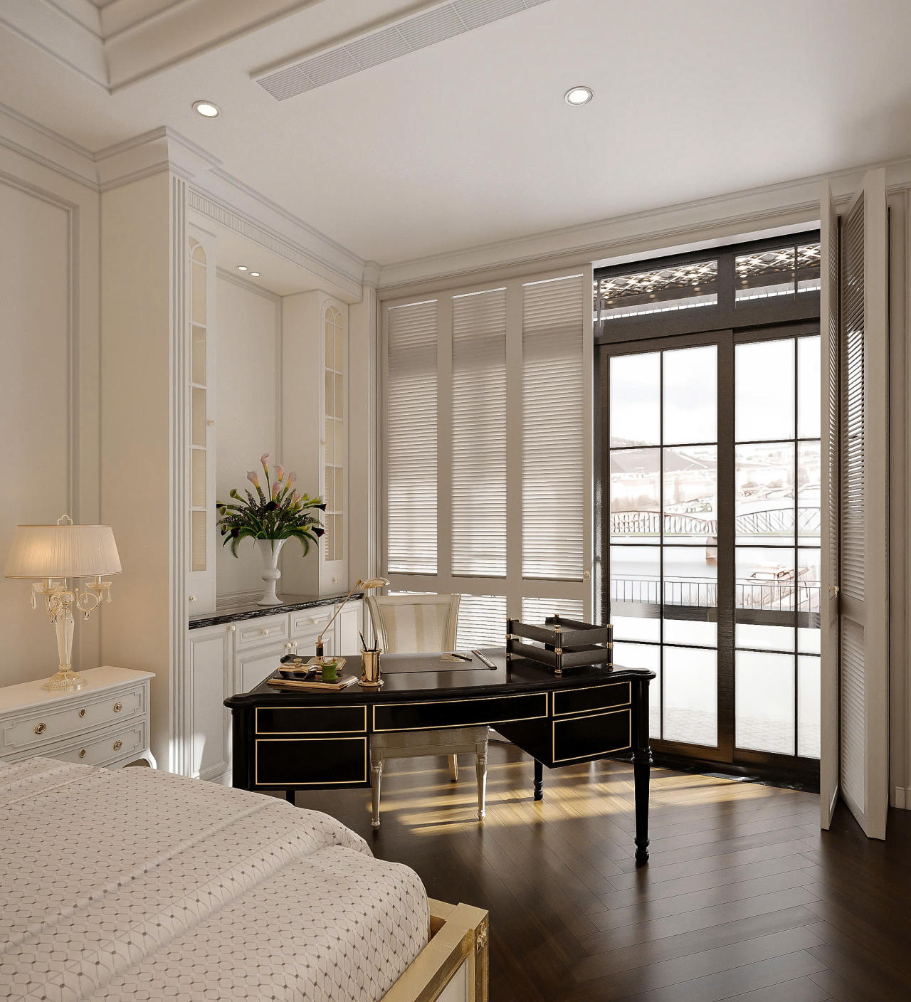 Thiết kế nội thất phòng ngủ Neo Classic
