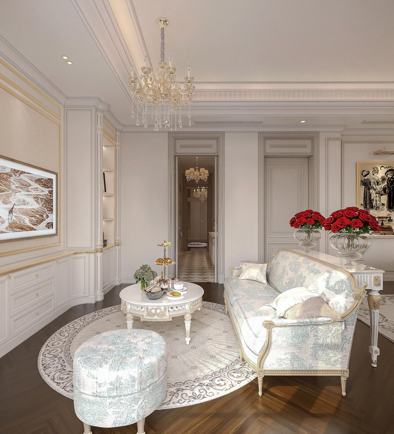 Thiết kế nội thất phòng ngủ Neo Classic