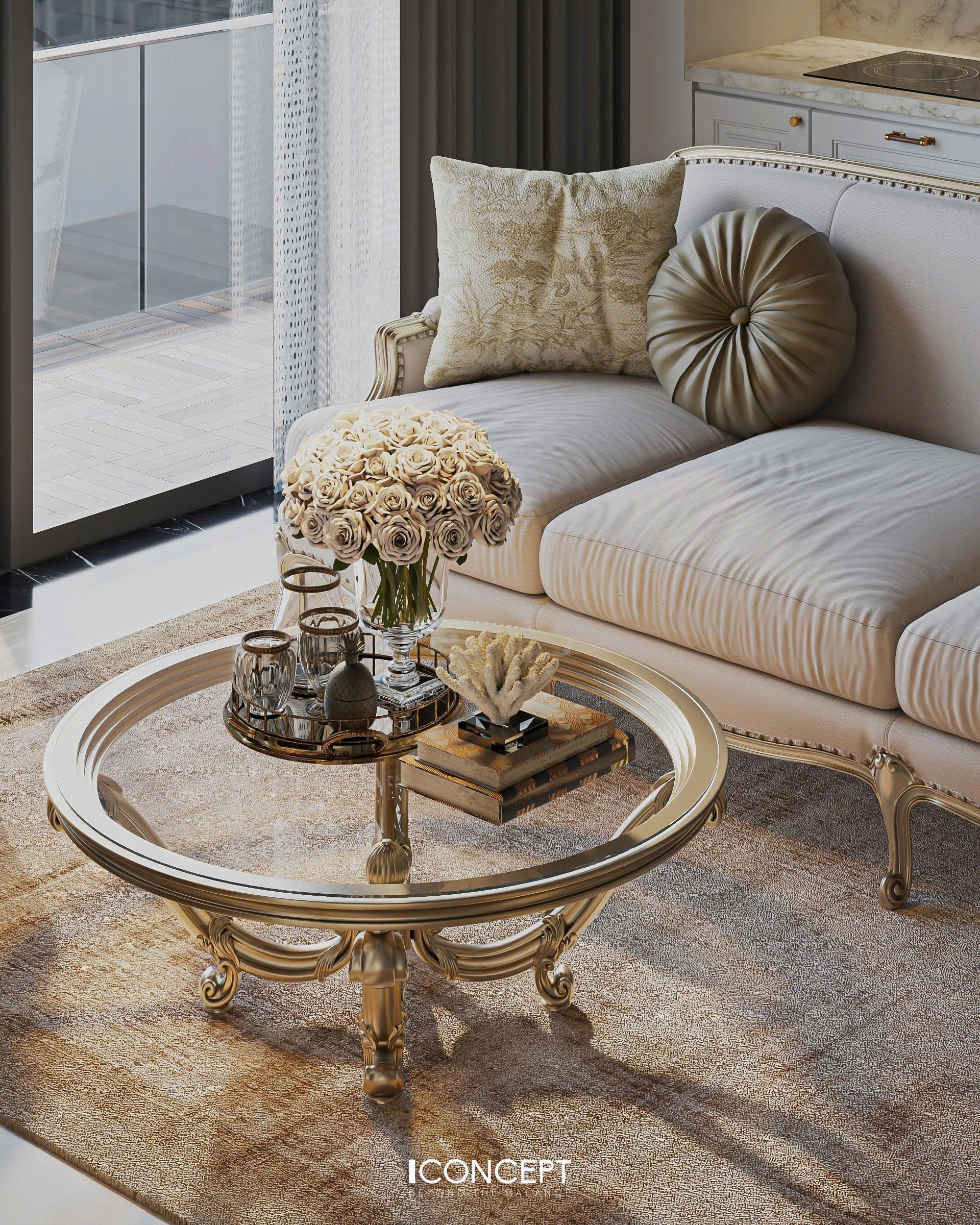 Sofa không chỉ là món đồ nội thất, mà là “trung tâm cảm xúc” của phòng khách. Sự kết hợp giữa chất liệu vải sang trọng và form dáng tối giản mang đến vẻ đẹp thanh thoát nhưng vẫn ấm áp, gần gũi