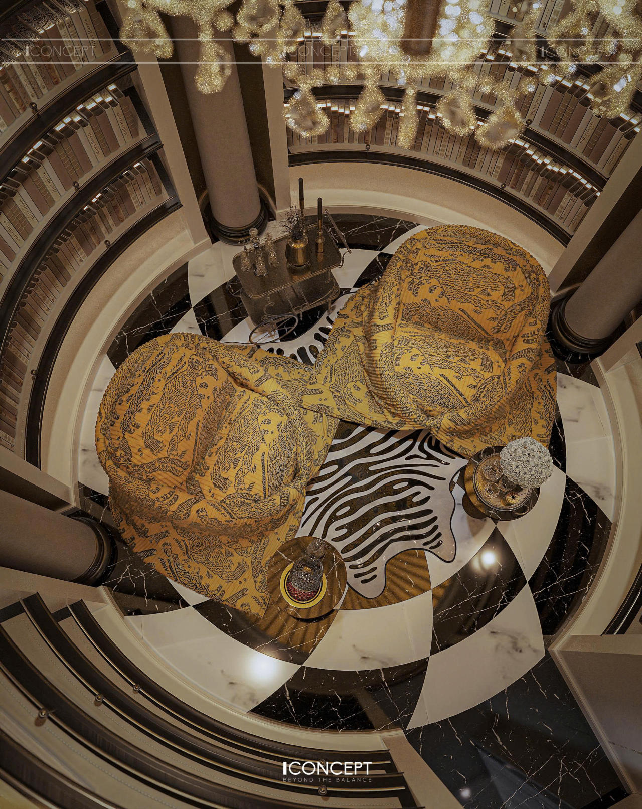 Đường cong tại góc phòng tạo cảm giác chuyển tiếp nhẹ nhàng, đưa không gian vào trạng thái thư thái và tĩnh tại.