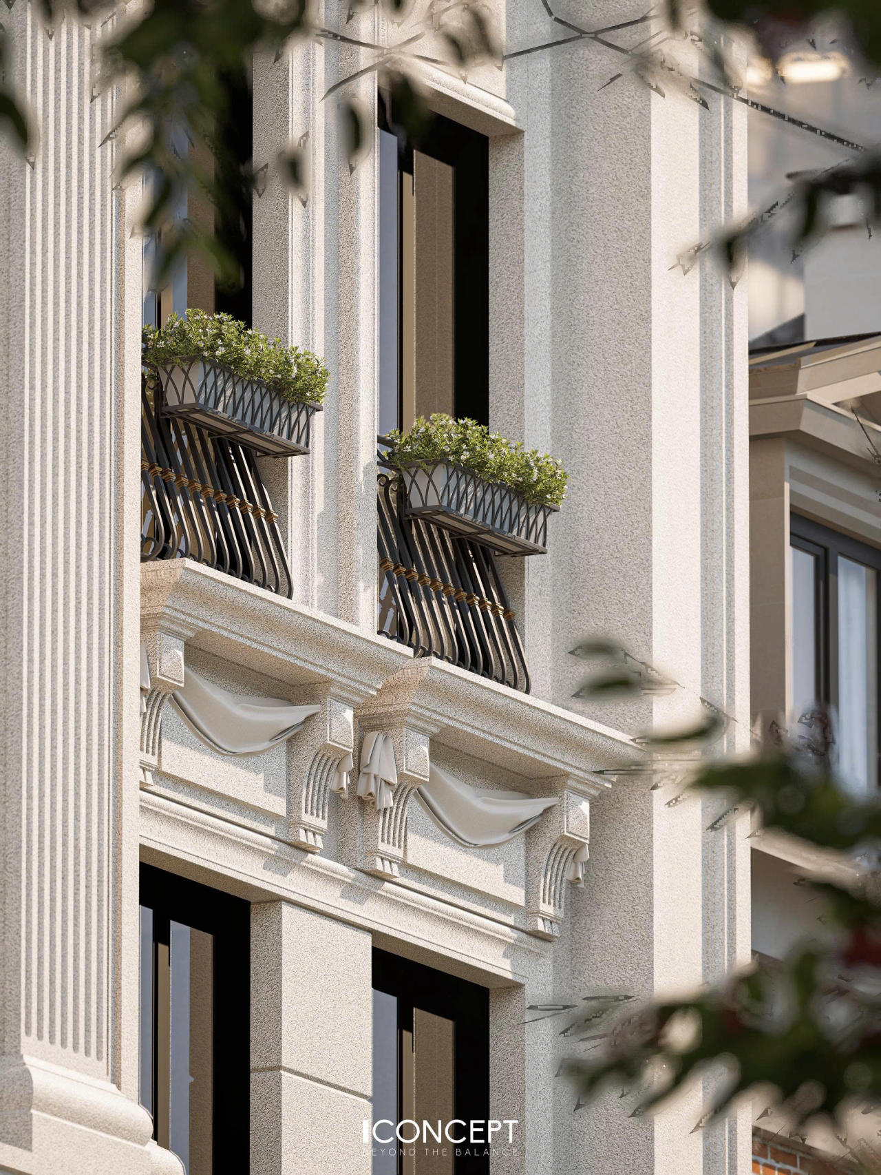 Mỗi chi tiết kiến trúc đều được tính toán để vừa đảm bảo công năng sử dụng vừa phản ánh cá tính và đẳng cấp của gia chủ