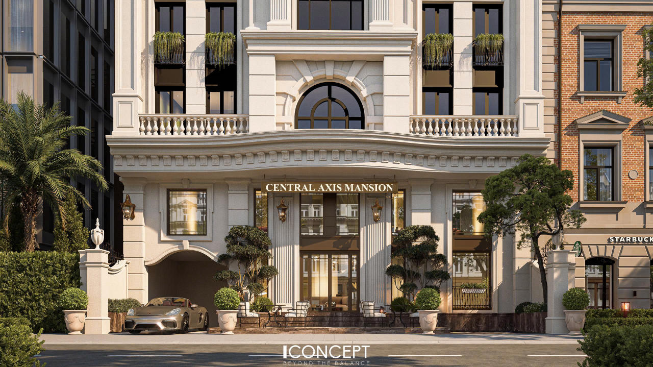 Central Axis Mansion không chỉ đáp ứng nhu cầu sống tiện nghi mà còn khẳng định vị thế của chủ nhân