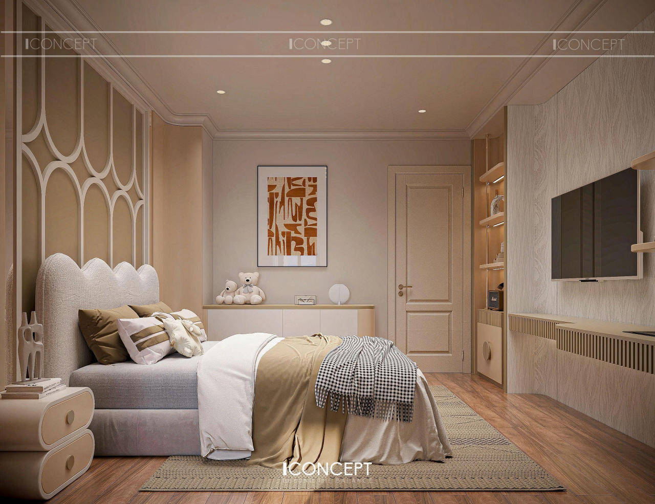 Vẻ đẹp không nằm ở sự phô trương, mà ở cách từng chi tiết nhỏ cùng nhau tạo nên một tổng thể hài hòa.