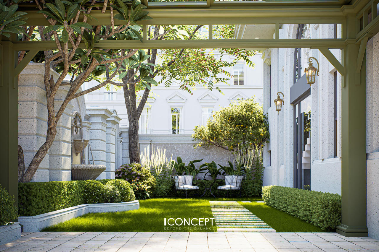 Thiết kế kiến trúc Neo Classic Luxury đề cao sự cân bằng giữa tỷ lệ, hình khối, ánh sáng và vật liệu.